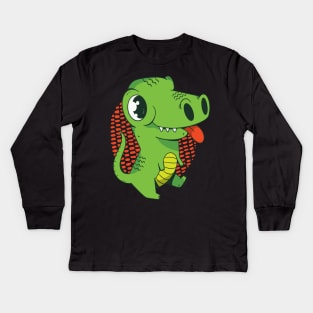 Baby Dinosaur Kids Long Sleeve T-Shirt